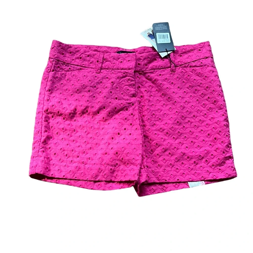 Limited Women's Pink Eyelet Shorts - Size 6 - Picture 1 of 8